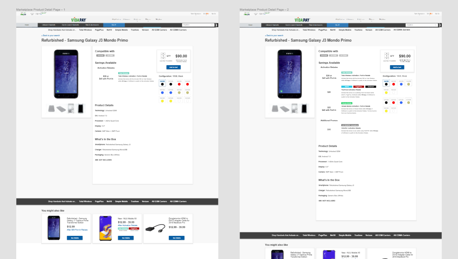 Competitor example